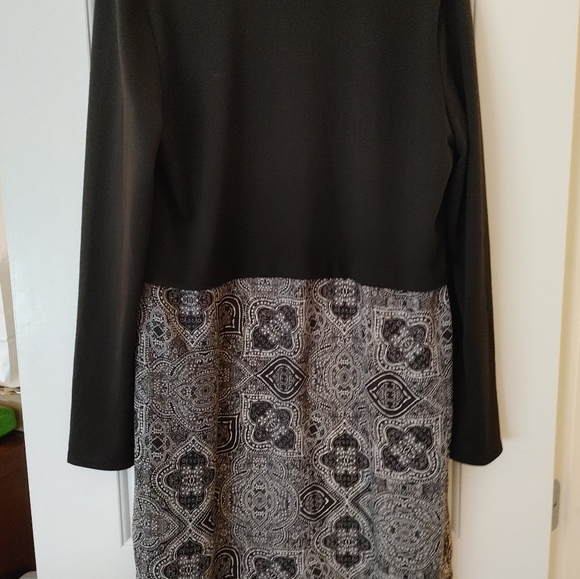 Artizan Black Aztec Boho Cardigan ~ Size L - Picture 7 of 8